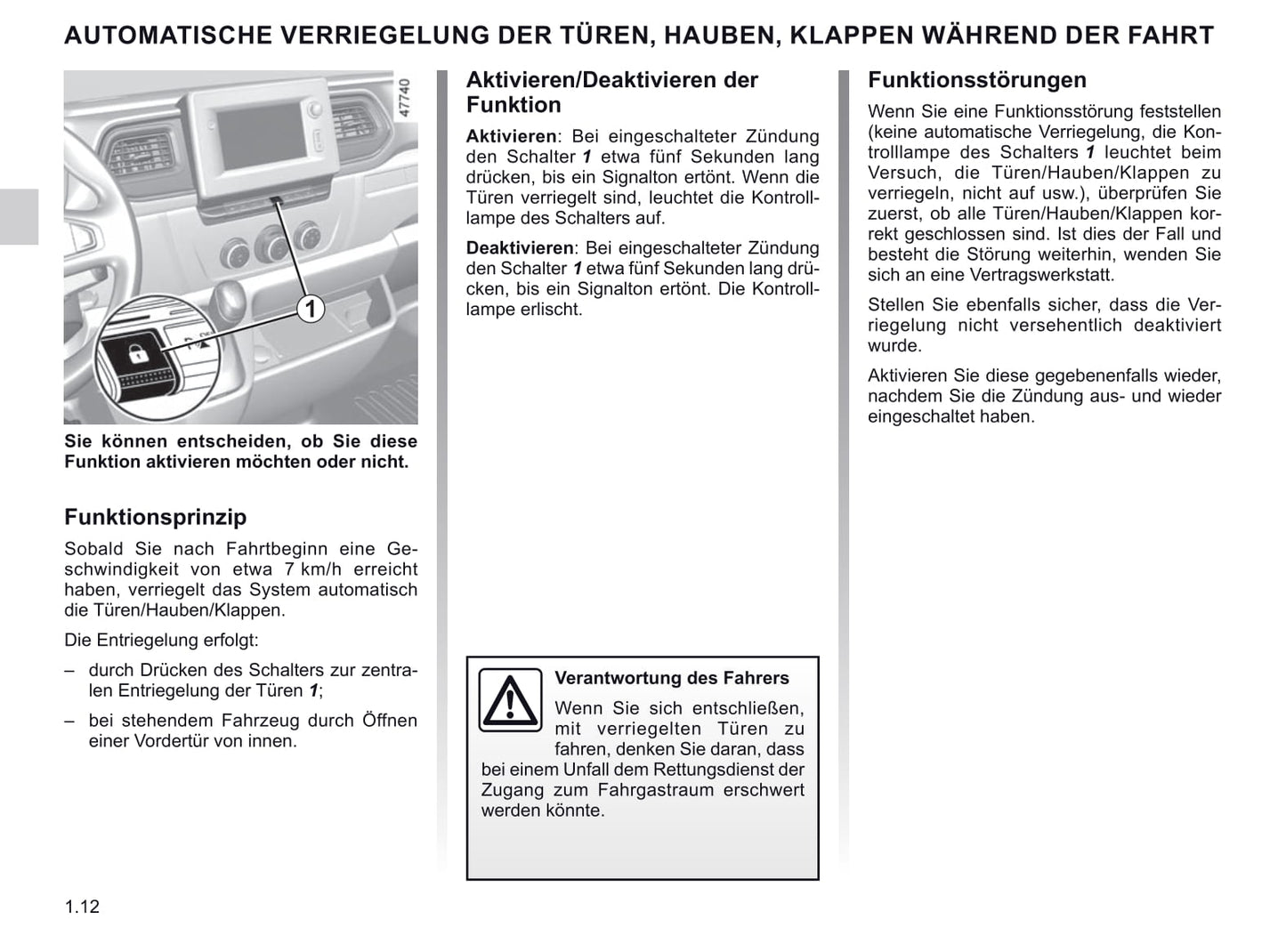 2019-2020 Renault Master Gebruikershandleiding | Duits