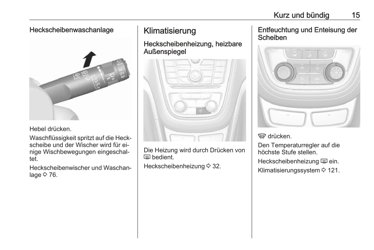 2016 Opel Mokka Owner's Manual | German