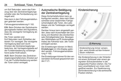 2016 Opel Mokka Owner's Manual | German