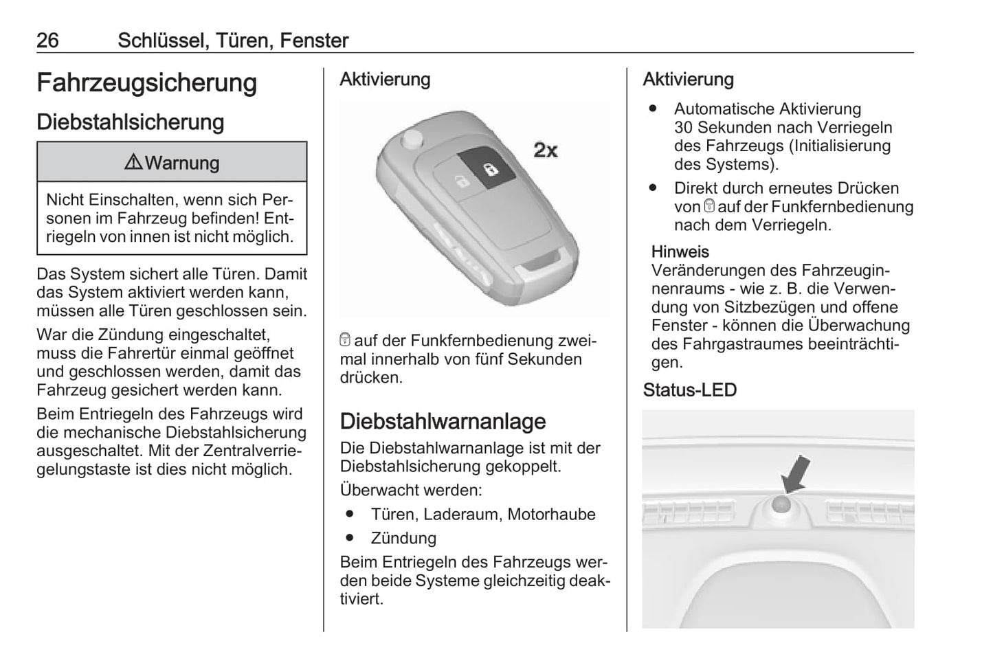 2016 Opel Mokka Owner's Manual | German