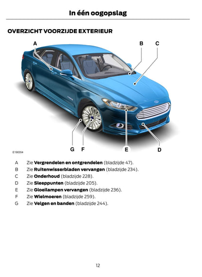 2014-2015 Ford Mondeo Manuel du propriétaire | Néerlandais