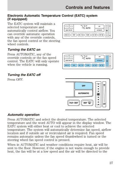 2001 Ford Explorer Owner's Manual | English