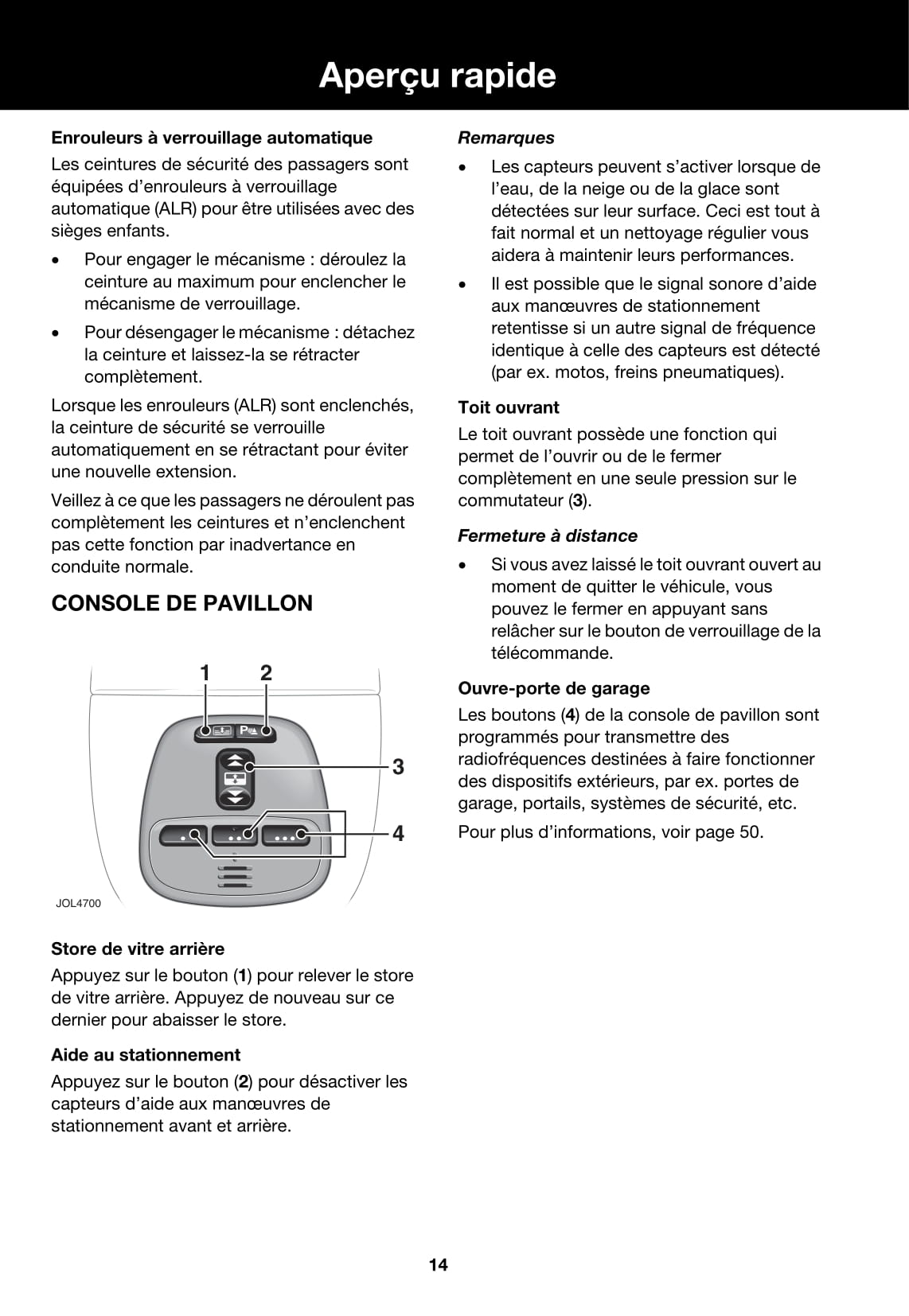 2006-2007 Jaguar S-Type Owner's Manual | French