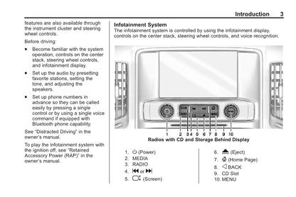 Chevrolet Trax MyLink Infotainment Owners Manual 2018