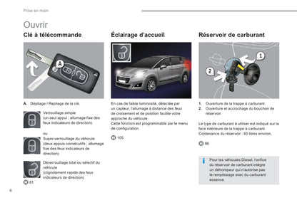 2013-2014 Peugeot 5008 Manuel du propriétaire | Français