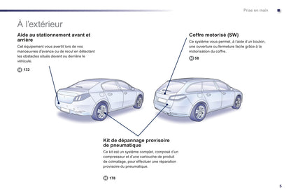 2012-2014 Peugeot 508 Owner's Manual | French