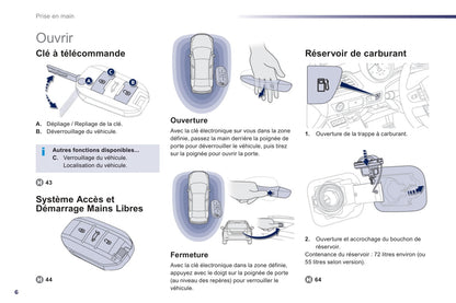 2012-2014 Peugeot 508 Owner's Manual | French