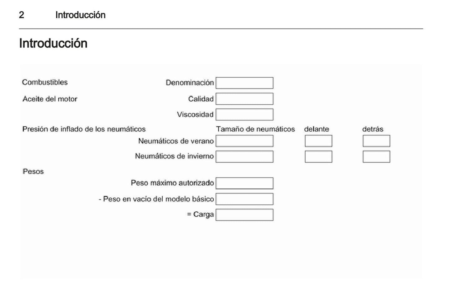 2013-2014 Opel Meriva Owner's Manual | Spanish