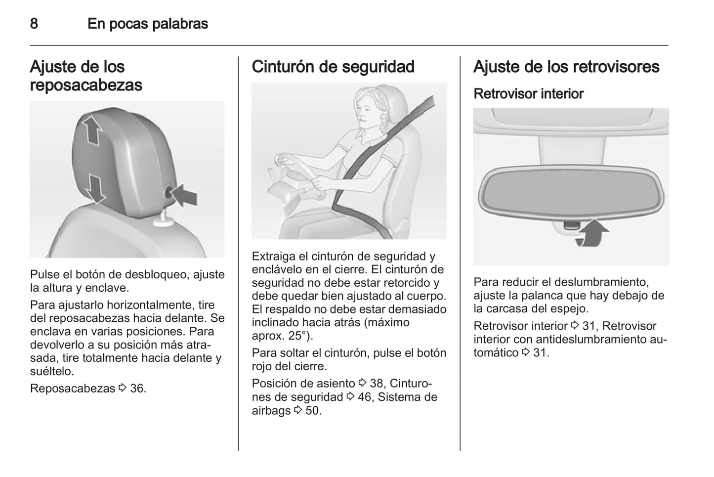 2013-2014 Opel Meriva Owner's Manual | Spanish