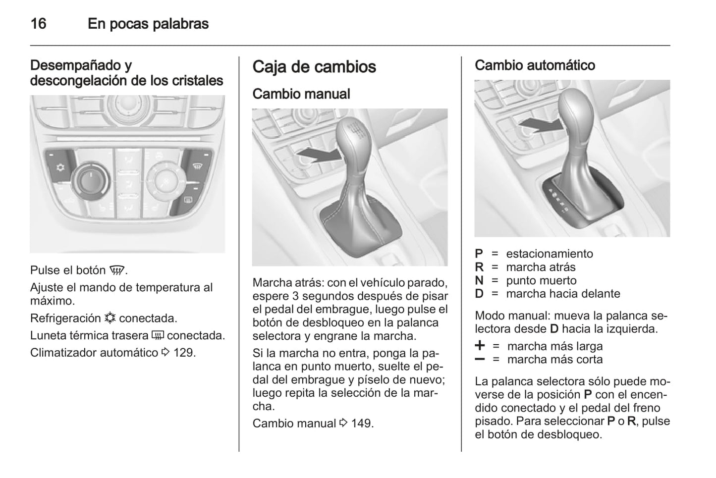 2013-2014 Opel Meriva Owner's Manual | Spanish