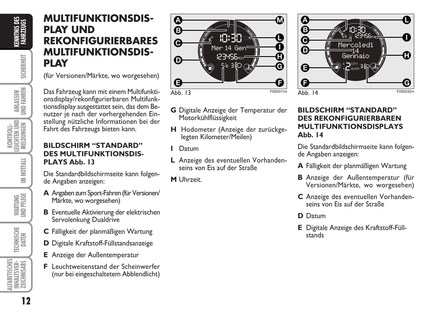 2009-2010 Fiat 500 Gebruikershandleiding | Duits