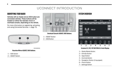 Uconnect Radio 8.4 Inch Display Manuel du propriétaire