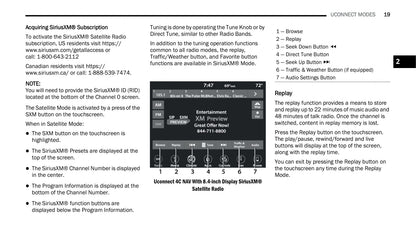 Uconnect Radio 8.4 Inch Display Owner's Manual