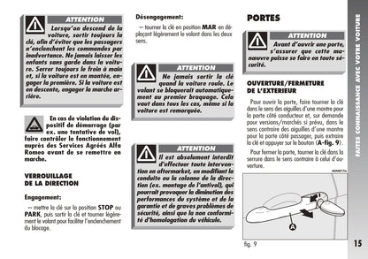 2005-2011 Alfa Romeo 147 Manuel du propriétaire | Français