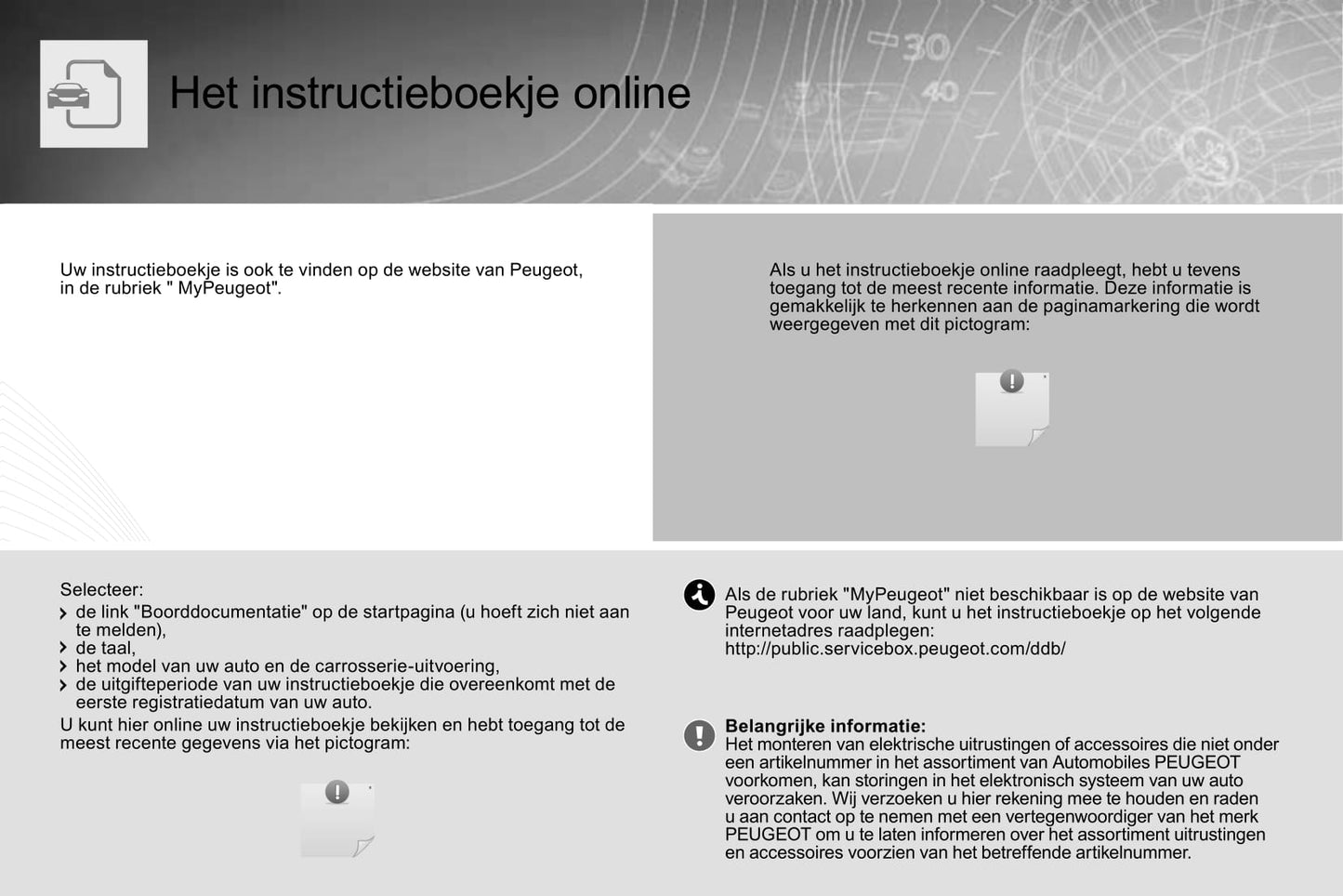 2007-2009 Peugeot 207 CC Gebruikershandleiding | Nederlands