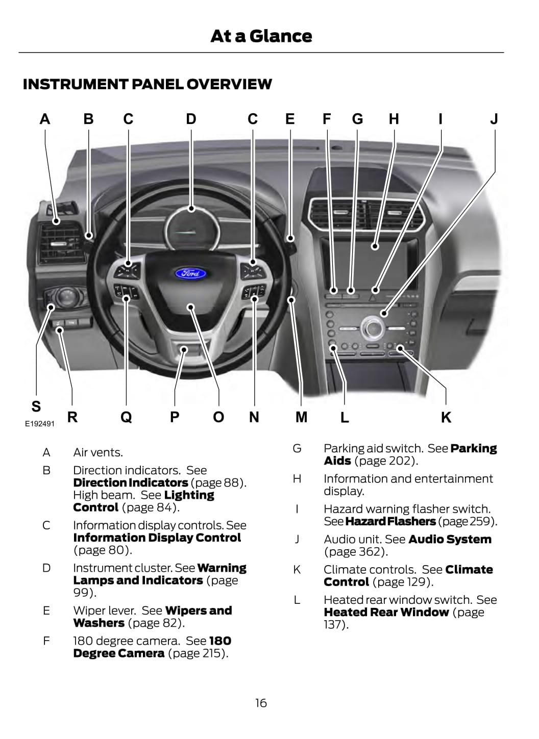 2019 Ford Exporer Gebruikershandleiding | Engels