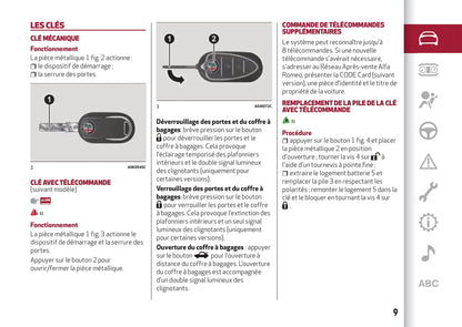 2013-2017 Alfa Romeo MiTo Gebruikershandleiding | Frans