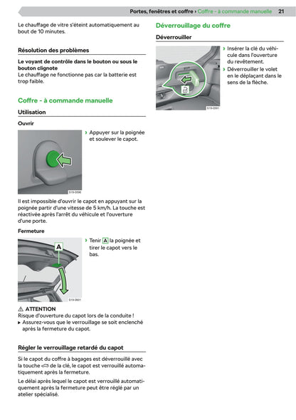 2019-2020 Skoda Citigo-e iV Owner's Manual | French