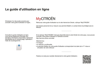 2014-2020 Citroën C1 Manuel du propriétaire | Français