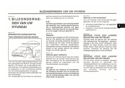 1998-2000 Hyundai Excel Manuel du propriétaire | Néerlandais