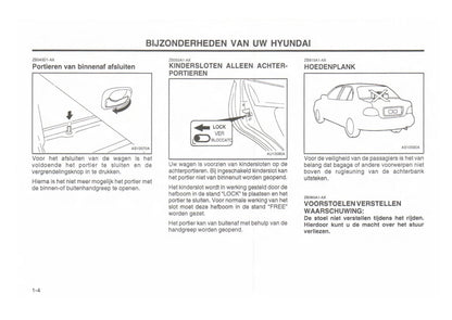 1999-2000 Hyundai Excel Owner's Manual | Dutch