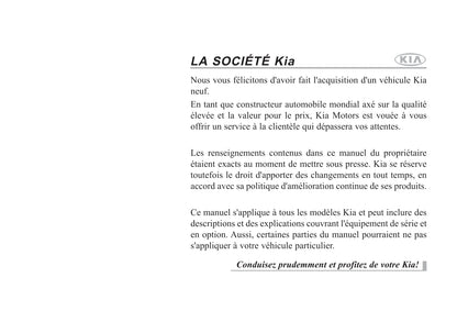 2014 Kia Sorento Owner's Manual | French