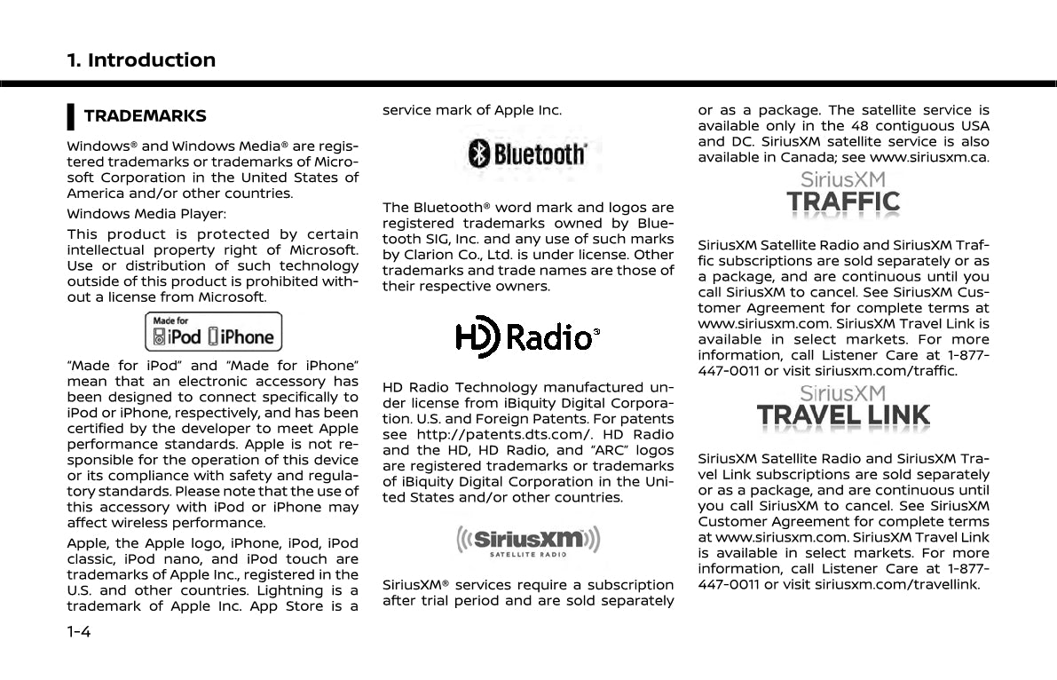 Nissan Connect Owner's Manual 2018