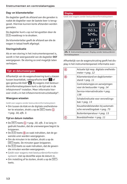 2015-2018 Audi A1/A1 Sportback/S1/S1 Sportback Owner's Manual | Dutch