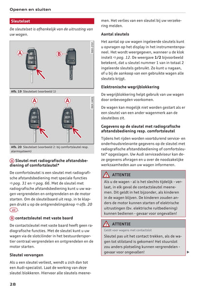 2015-2018 Audi A1 Gebruikershandleiding | Nederlands