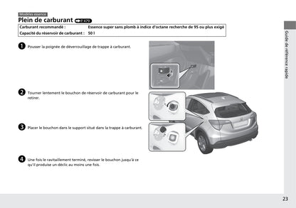 2015-2016 Honda HR-V Gebruikershandleiding | Frans