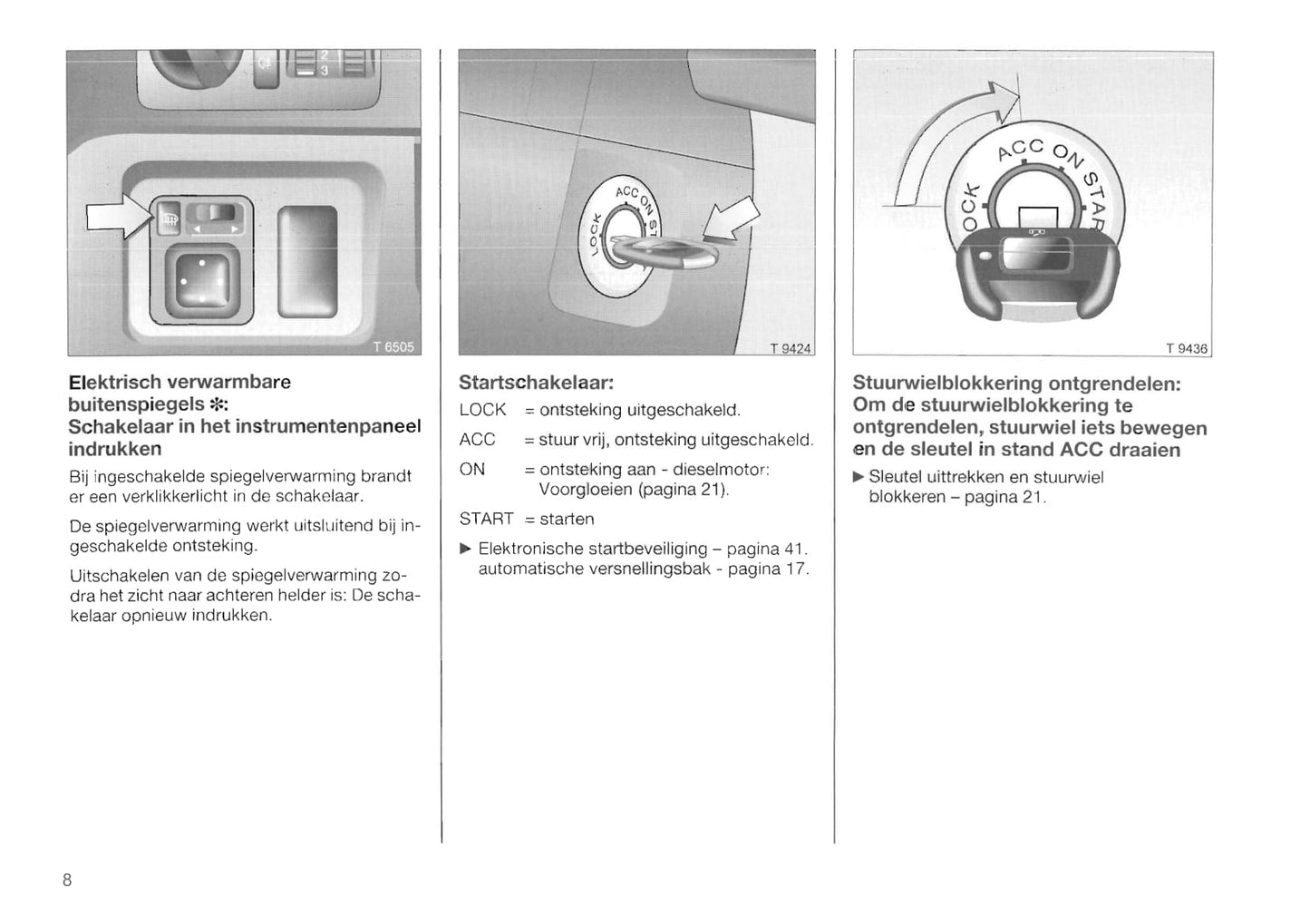 1998-2004 Opel Frontera Owner's Manual | Dutch