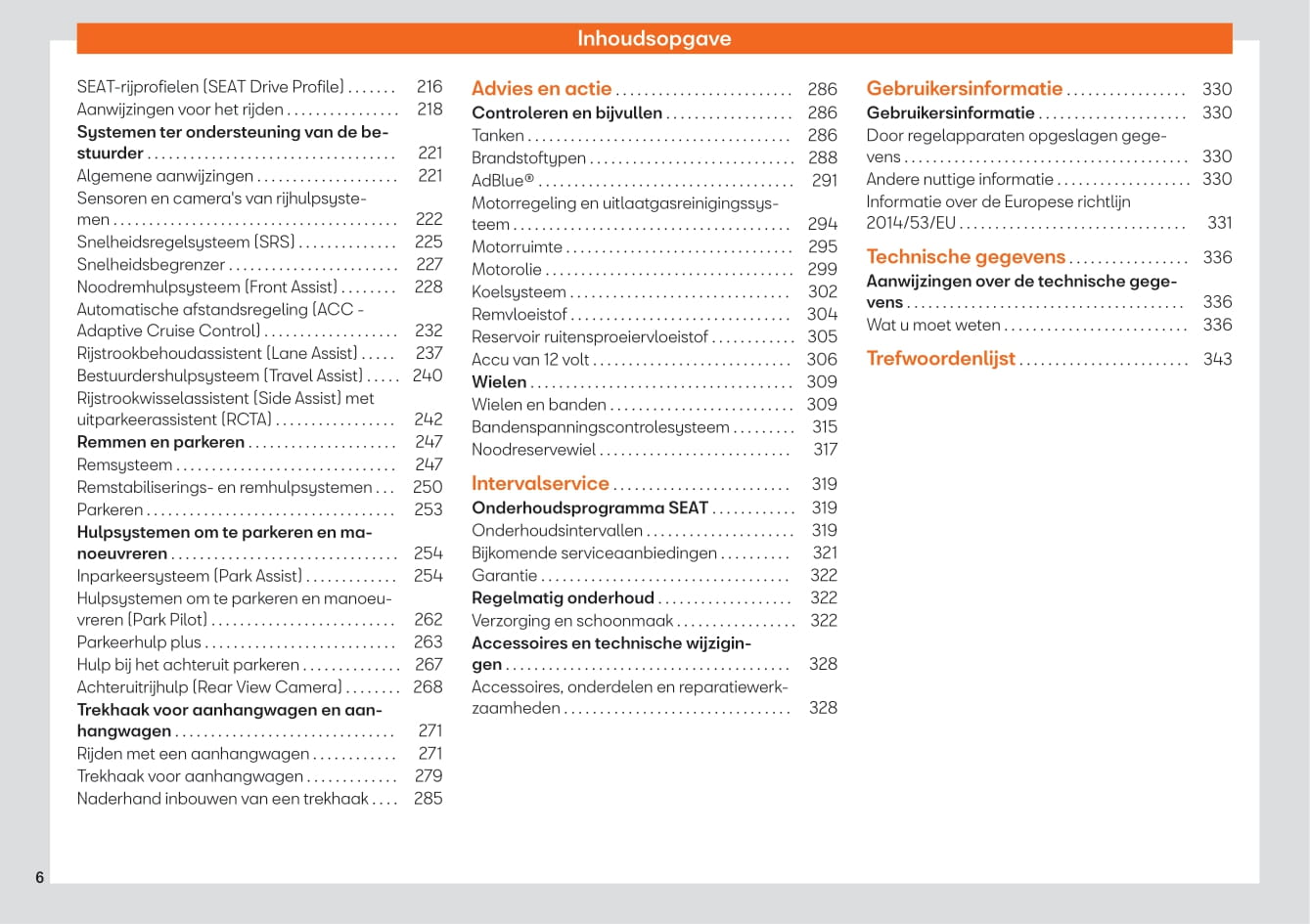2021-2023 Seat Arona Owner's Manual | Dutch
