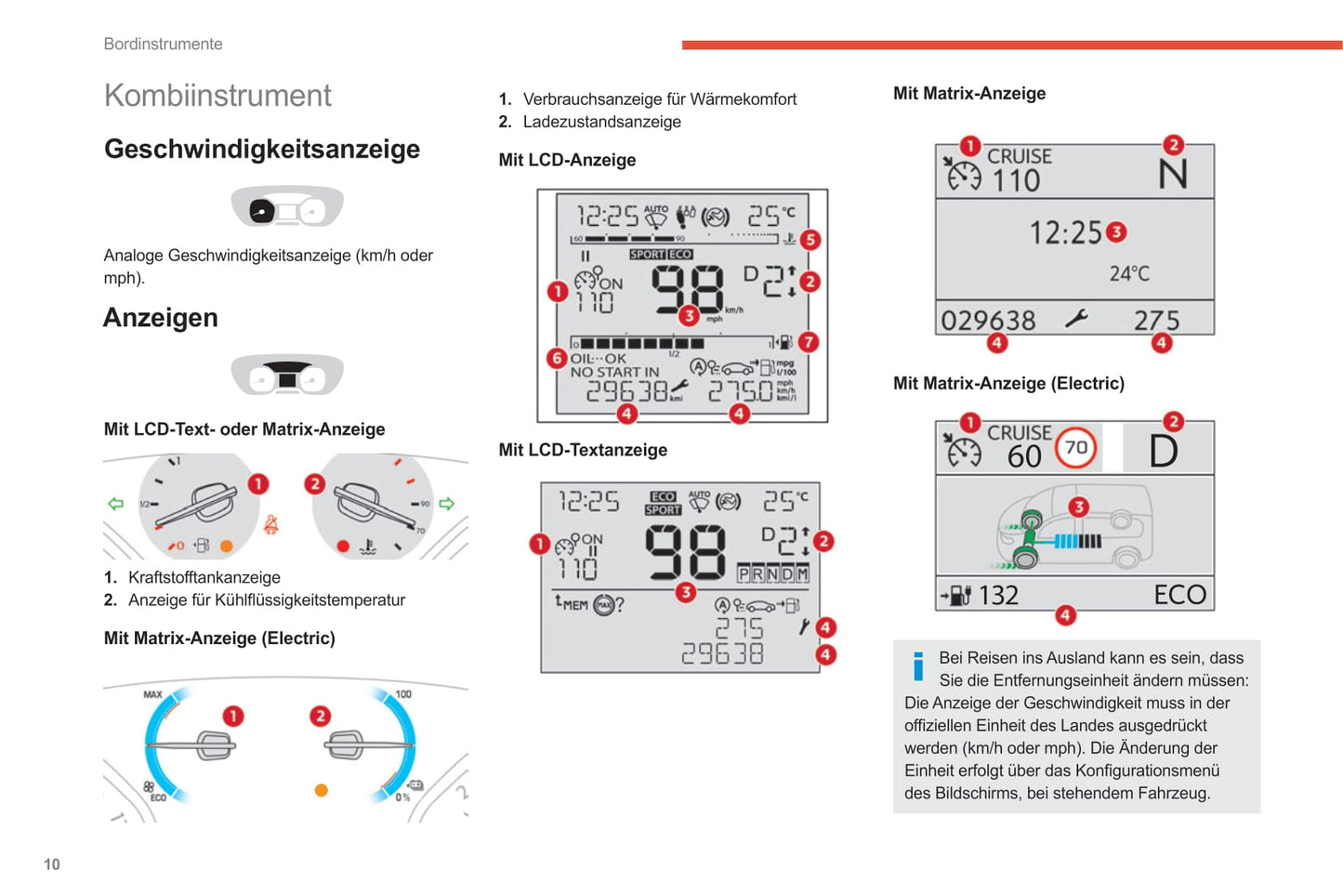 2020-2023 Citroën Dispatch/Jumpy/SpaceTourer/e-Dispatch/e-Jumpy/e-SpaceTourer Manuel du propriétaire | Allemand