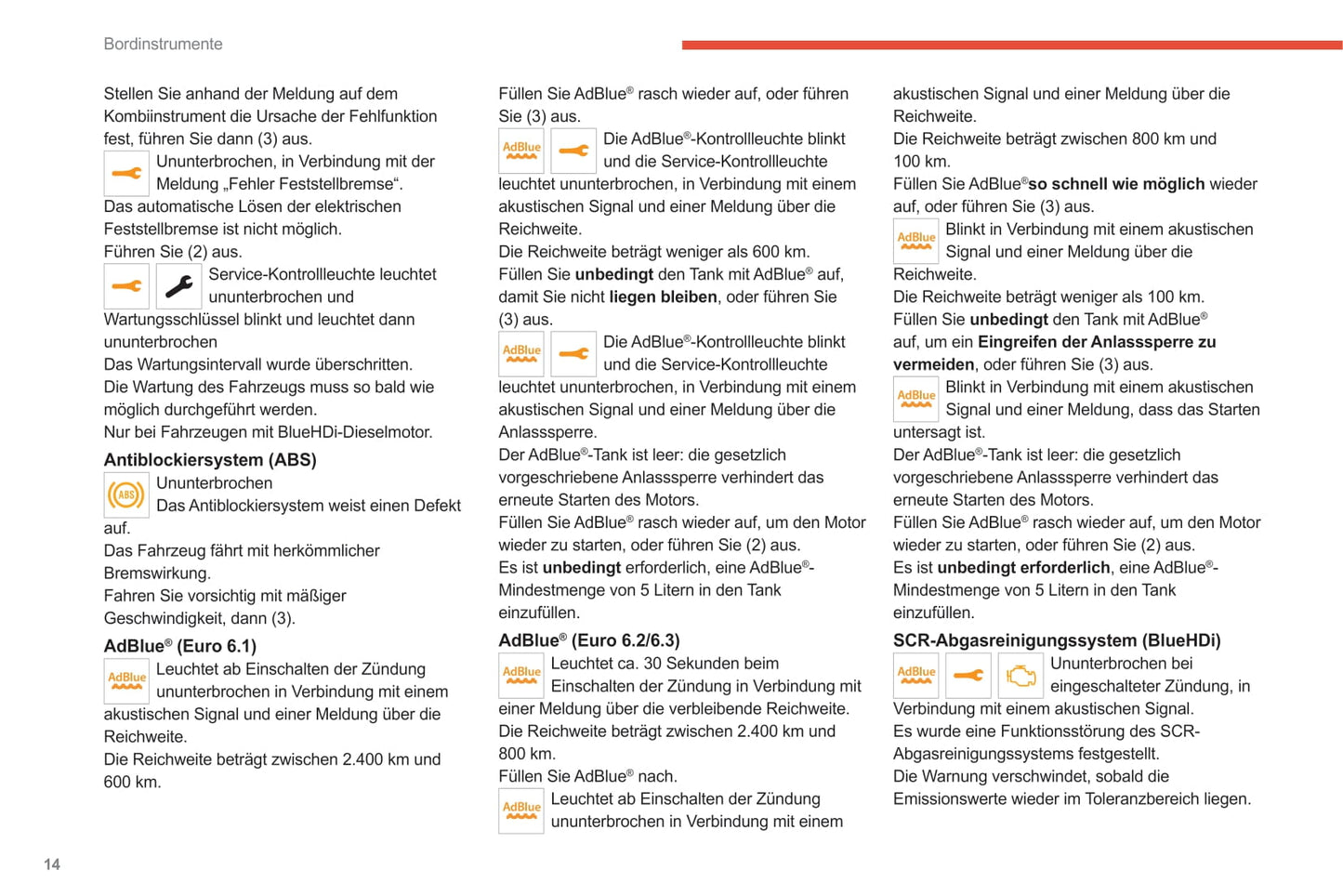 2020-2022 Citroën SpaceTourer/Dispatch/Jumpy/ë-Dispatch/ë-Jumpy/ë-SpaceTourer Owner's Manual | German