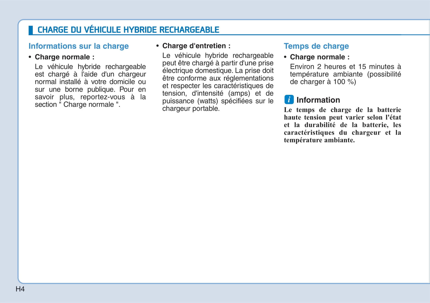 2018-2019 Hyundai Ioniq Hybrid Gebruikershandleiding | Frans