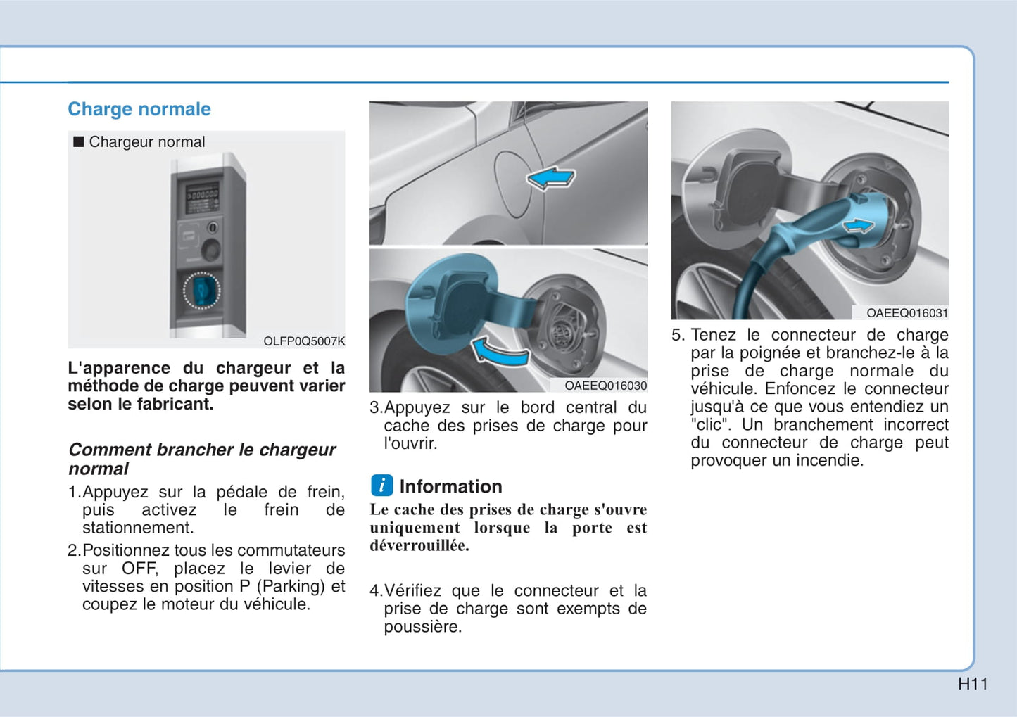 2016-2019 Hyundai Ioniq Manuel du propriétaire | Français