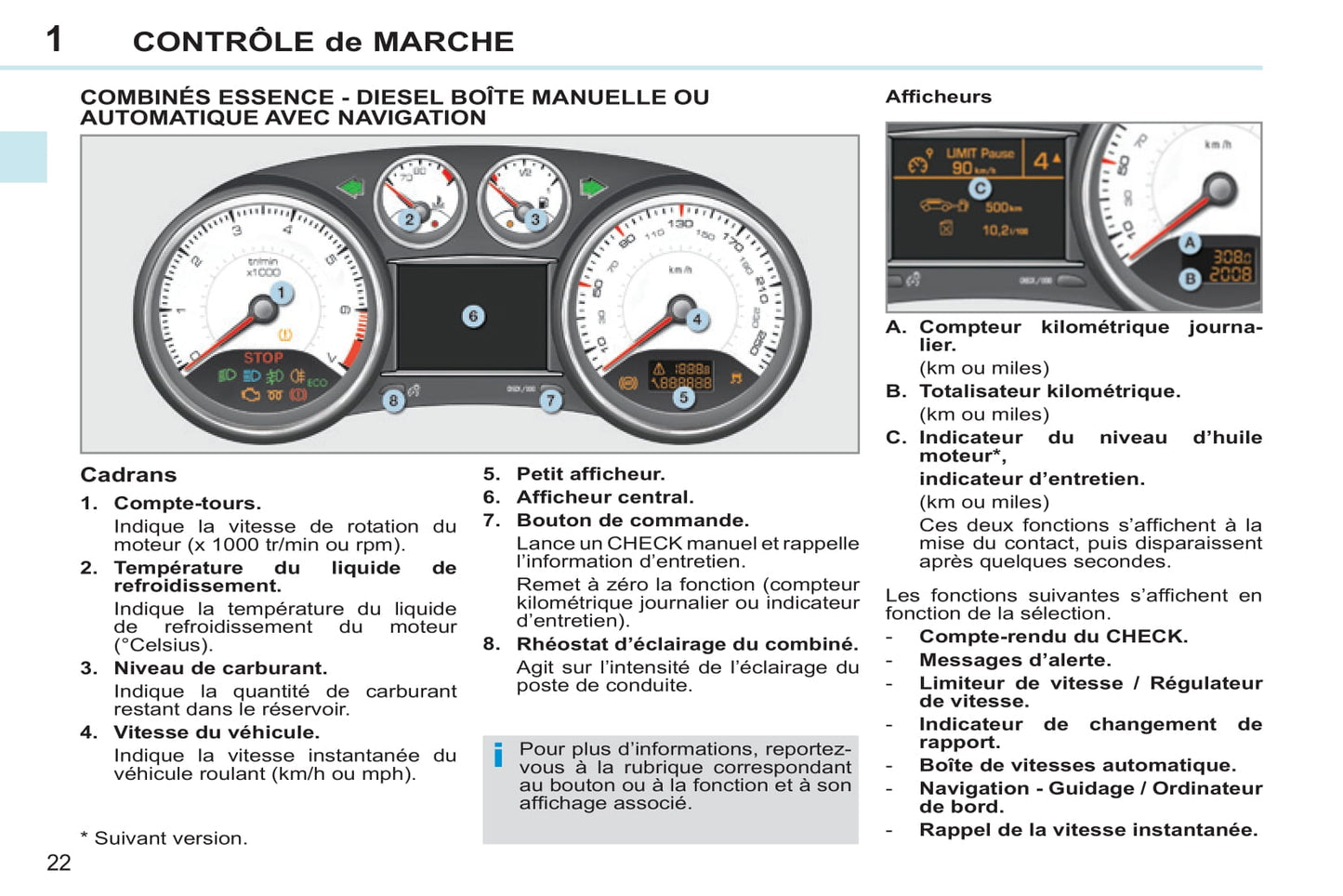 2013-2014 Peugeot 308 CC Manuel du propriétaire | Français