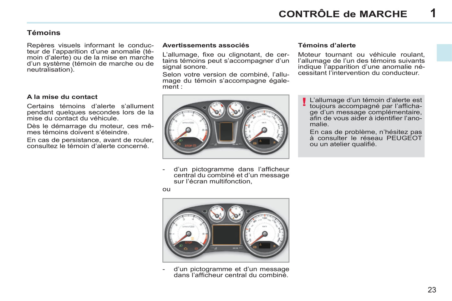 2013-2014 Peugeot 308 CC Manuel du propriétaire | Français