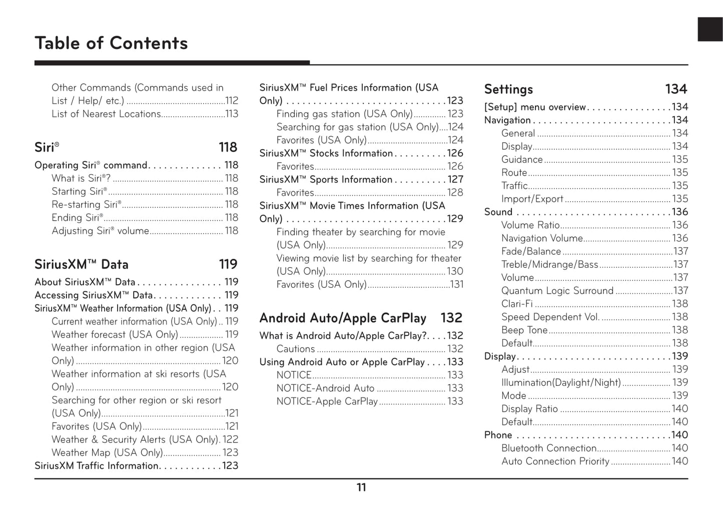 Genesis G80 Navigation System Owner's Manual 2018