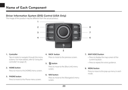 Genesis G80 Navigation System Gebruikershandleiding 2018