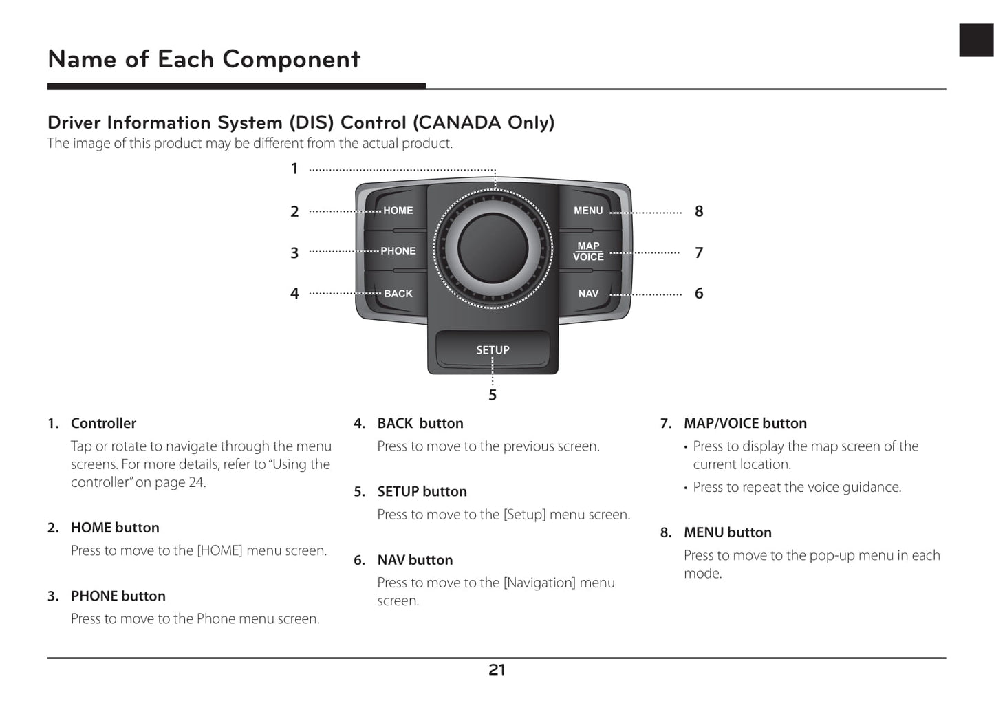 Genesis G80 Navigation System Manuel du propriétaire 2018