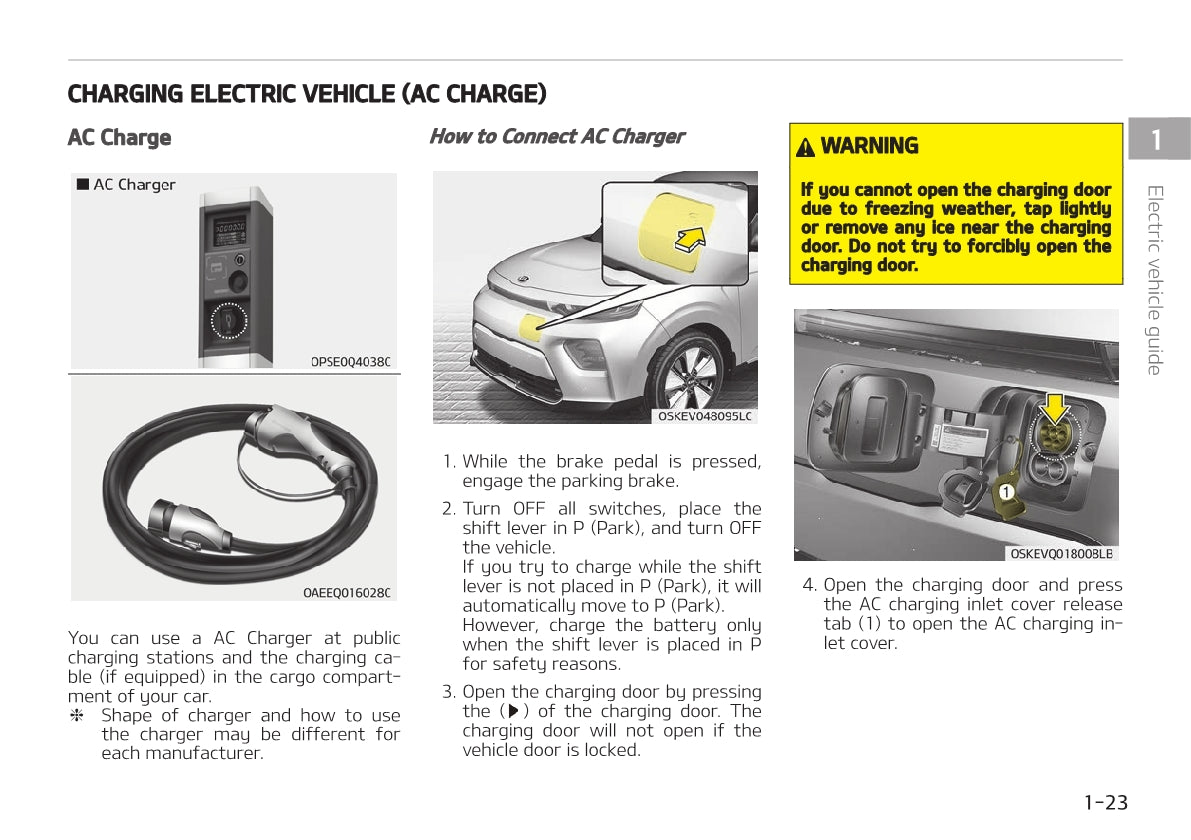 2021-2022 Kia e-Soul Gebruikershandleiding | Engels