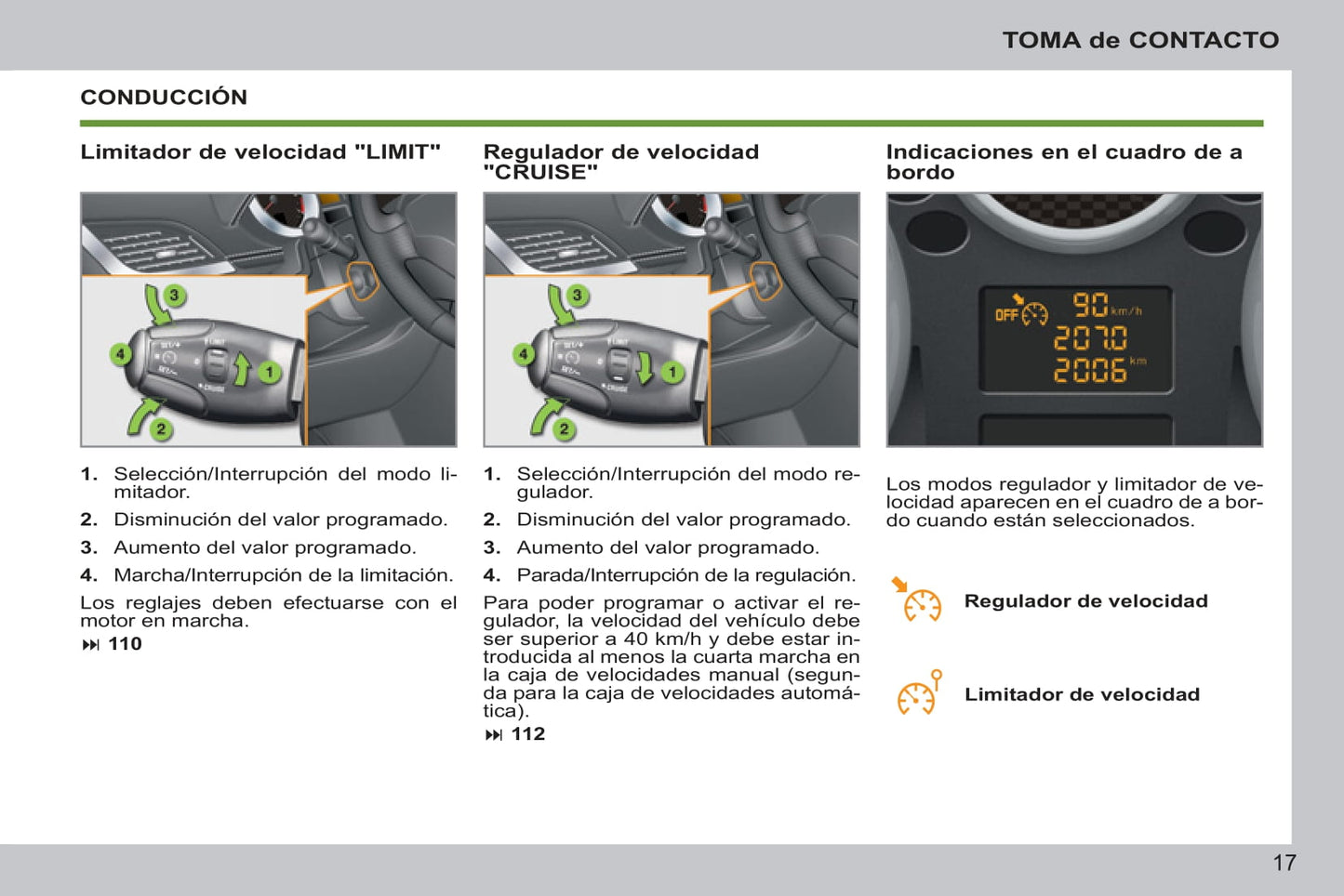 2011-2014 Peugeot 207 CC Manuel du propriétaire | Espagnol