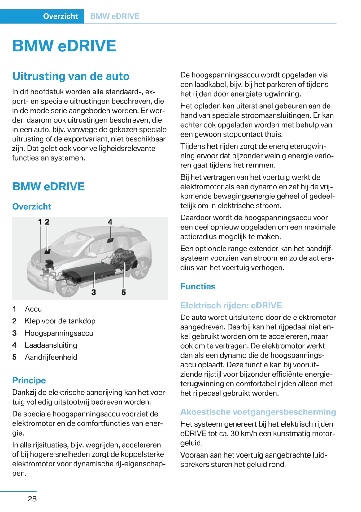 2013-2014 BMW i3 Gebruikershandleiding | Nederlands