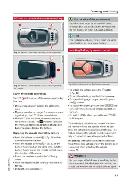 2015-2017 Audi TT Gebruikershandleiding | Engels