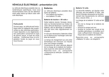 2012-2020 Renault Twizy Manuel du propriétaire | Français