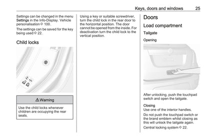 2016 Opel Mokka Owner's Manual | English