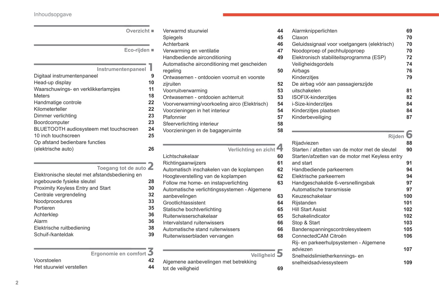 2020-2023 Citroën C4/e-C4 Gebruikershandleiding | Nederlands