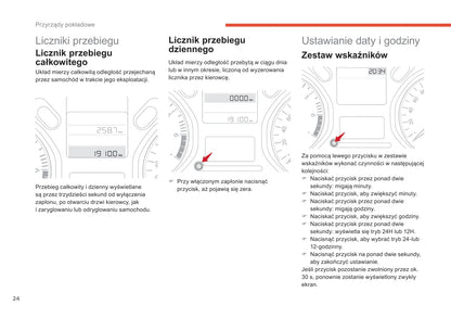 2017-2018 Citroën C-Elysée Owner's Manual | Polish