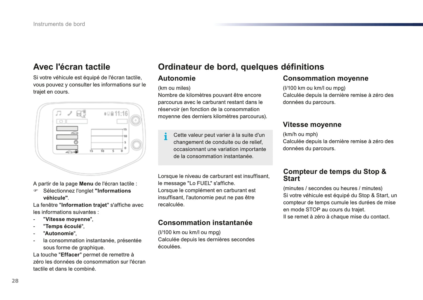 2016-2018 Peugeot 108 Owner's Manual | French